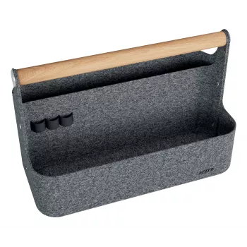 Leitz draagbare bureau-organizer vilt grijs
