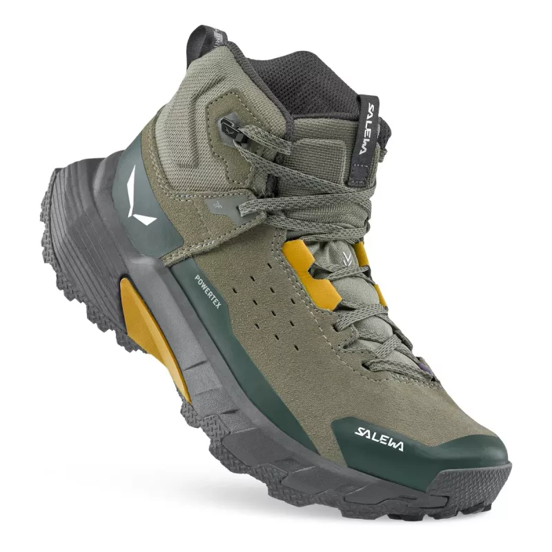 SALEWA Pedroc 2 Leather Mid PTX groene schoenen