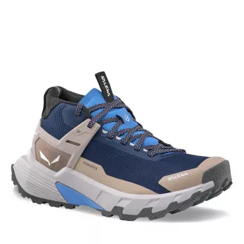 Salewa Pedroc 2 Mid PTX dameswandelschoenen - Navy Blazer/Quicksand - UK 6.5 (EU 40)