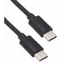 Zebra USB-C naar USB-C communicatie- en oplaadkabel, 1m, 60W PD, zwart