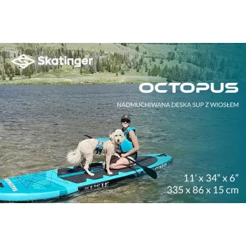 SKT Octopus opblaasbaar SUP-board allround 335x86x15 cm