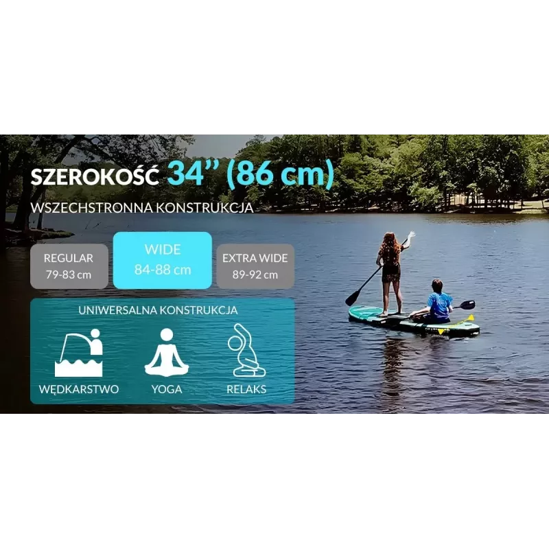 SKT Octopus opblaasbaar SUP-board allround 335x86x15 cm
