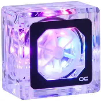 Alphacool Eisfluegel Aurora HighFlow doorstromingsindicator met tachometersignaal (transparant)