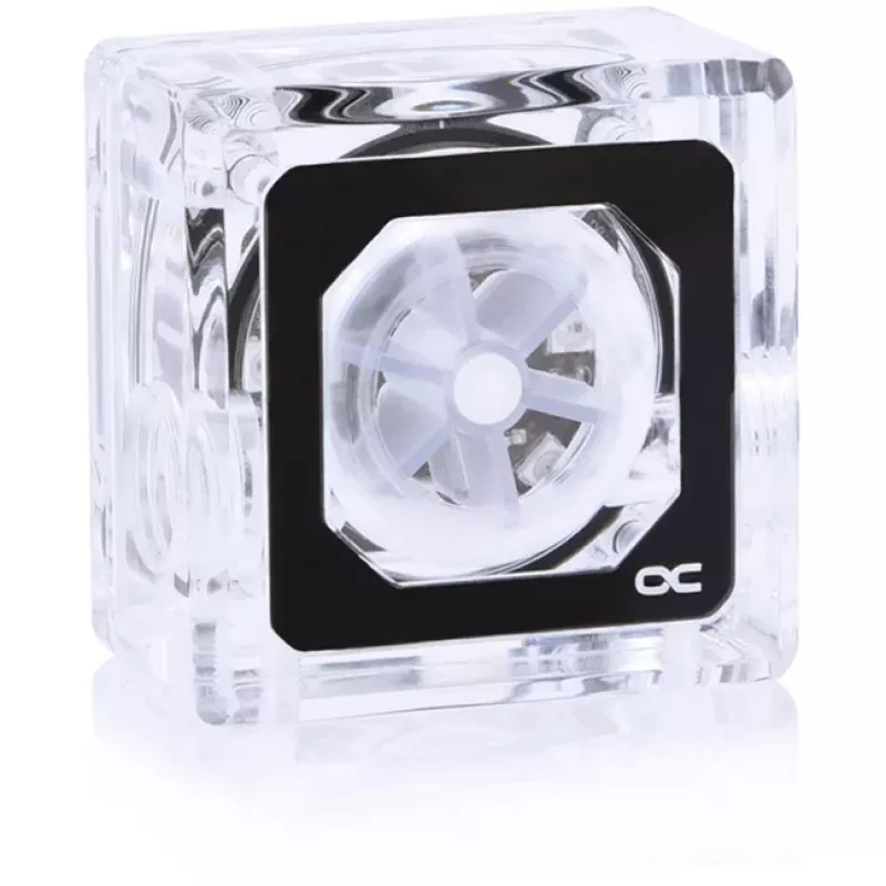 Alphacool Eisfluegel Aurora HighFlow doorstromingsindicator met tachometersignaal (transparant)