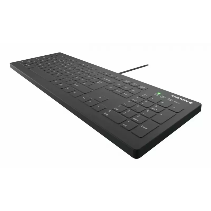 CHERRY Contour Design Active Key AK-C8112 full-size bedrade USB schaar-switch toetsenbord QWERTY zwart