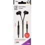 2GO 794476 bedrade in-ear-headset met microfoon, antraciet