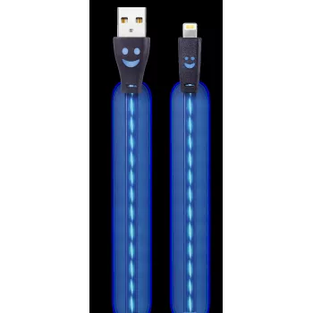 2GO 795536 USB-A naar Lightning kabel 1m blauw