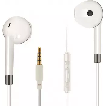 2GO 795964 bedrade in-ear-headset met microfoon, wit