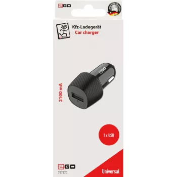 2GO 797270 autolader voor mobiele apparaten zwart