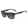 Lacoste Unisex rechthoekige zonnebril L683SP zwart/grijs 55mm L683SP5516001