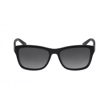 Lacoste Unisex rechthoekige zonnebril L683SP zwart/grijs 55mm L683SP5516001