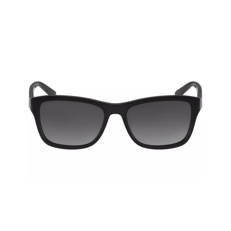 Lacoste Unisex rechthoekige zonnebril L683SP zwart/grijs 55mm L683SP5516001