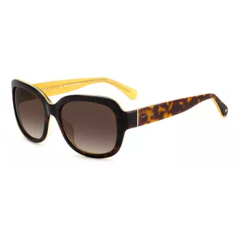 Kate Spade dames zonnebril Layne - acetaat montuur, UV400-bescherming, 55 mm glazen