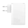 Baseus Travel Charger GaN5 Pro snelle wandlader, C+C+U, 140W, wit, EU-stekker (CCGP100202)