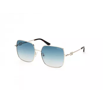 GUESS dames zonnebril GU7906H5832P, rechthoekig, gepolariseerd, Havanna/bruin, 58/17/140 mm