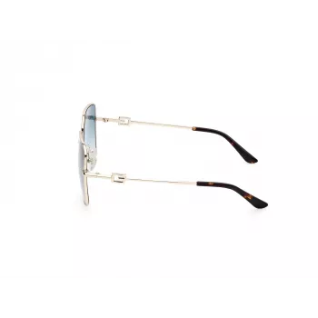 GUESS dames zonnebril GU7906H5832P, rechthoekig, gepolariseerd, Havanna/bruin, 58/17/140 mm