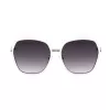 GUESS GF0407-21B dameszonnebril - 59mm kunststof montuur, UV400-bescherming