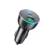 Joyroom 3-in-1 auto-oplader met Bluetooth-FM-transmitter, 70W PD, zwart (JR-CL26)