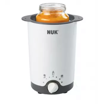 NUK Thermo 3in1 babyflessenwarmer wit/zwart 7,6cm