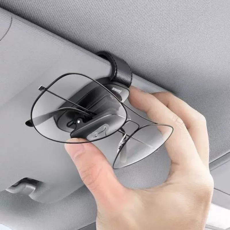 Baseus Platinum brilclip voor in de auto (klemtype) zwart ACYJN-B01