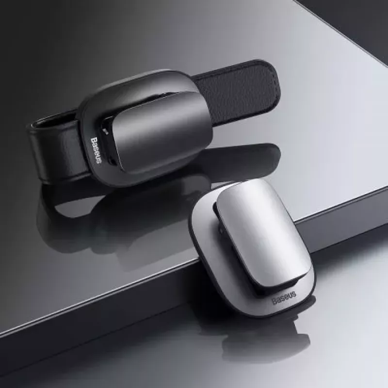 Baseus Platinum brilclip voor in de auto (klemtype) zwart ACYJN-B01