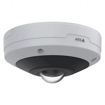 AXIS M4347-PLVE fisheye-camera met ingebouwde microfoons en AXIS Object Analytics