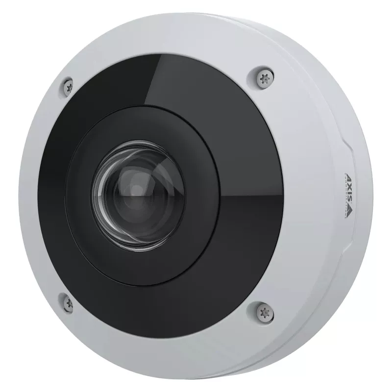AXIS M4347-PLVE fisheye-camera met ingebouwde microfoons en AXIS Object Analytics