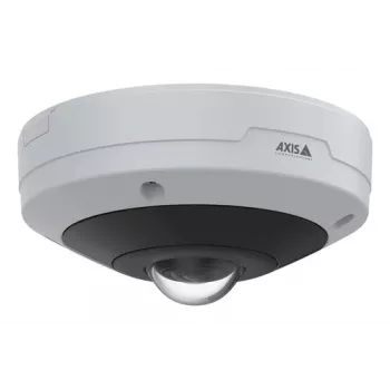 AXIS M4347-PLVE fisheye-camera met ingebouwde microfoons en AXIS Object Analytics