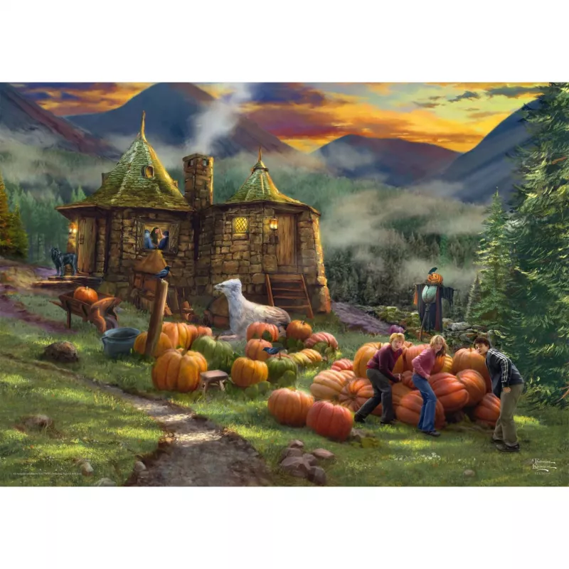 Schmidt Thomas Kinkade Studios Harry Potter - Hagrid's Hut 1000 stukjes puzzel