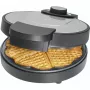 Bomann WA 1365 CB wafelijzer 1000 W hartvorm antiaanbak zwart/rvs