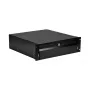 EFB-Elektronik 19 inch 3U toetsenbord-/documentlade, afsluitbaar, RAL 9005 diepzwart