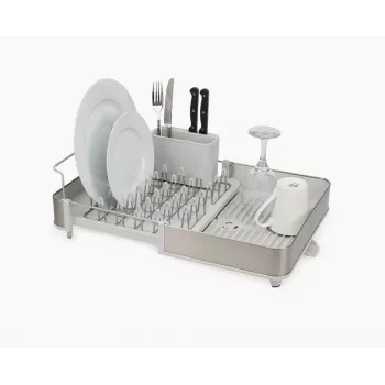 Joseph Joseph Extend uitschuifbaar afdruiprek stone, lichtgrijs/zilver, 851692