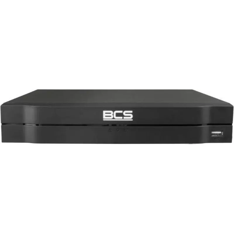 BCS 4-kanaals IP-recorder BCS-L-NVR0401-4KE-4P(2L) met PoE, 8MP, H.265+