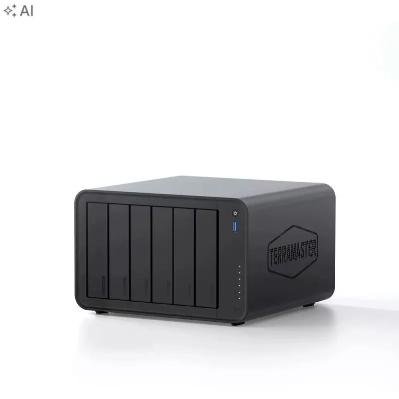 TerraMaster F6-425PRO NAS-bestandsserver, 6-core, 8GB DDR5 RAM, zonder harde schijven