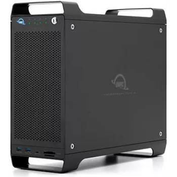 OWC ThunderBay Flex 8 - 8-bay opslag/dock/PCIe behuizing met 2x Thunderbolt 3 poorten, SoftRAID XT, zwart