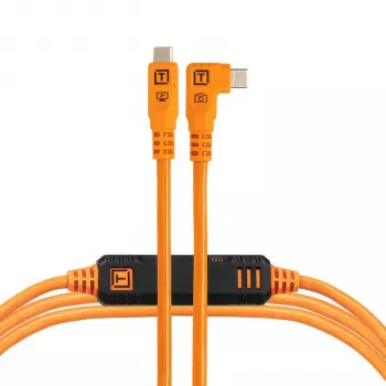Tether Tools TetherPro USB-C Optima 10G haakse oranje 4,6m