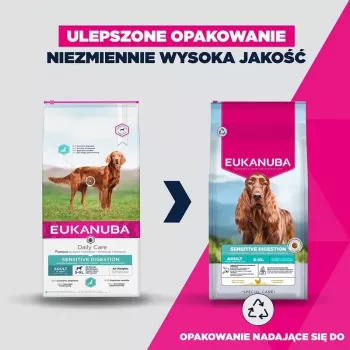 Eukanuba Special Care Sensitive Digestion droogvoer voor volwassen honden van kleine en middelgrote rassen, lam & rijst, 12 kg