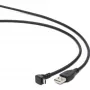 Gembird USB 2.0 kabel USB-A naar Micro-USB-B 1,8m zwart 90 graden haaks