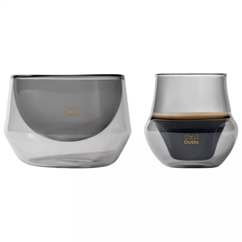 OutIn Nano x Kruve draagbare espressomaker geschenkset zwart/goud