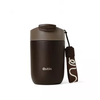 OutIn Travel Tumbler 350 ml, Terra Brown