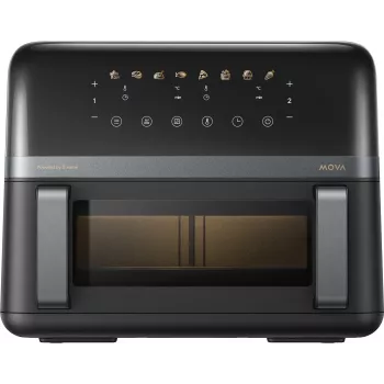 Mova FD20 Pro Aero Chef heteluchtfriteuse zwart 9L dual-zone 2700W 40-230°C