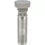 24Bottles Infuser deksel grijs - RVS & siliconen schroefdeksel voor 24Bottles flessen