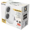 ENTAC slimme WiFi dubbel stopcontact-adapter ES-DSA-WIBLE, wit, 2 stopcontacten, 3680 W
