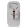 ENTAC slimme WiFi dubbel stopcontact-adapter ES-DSA-WIBLE, wit, 2 stopcontacten, 3680 W