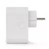 ENTAC slimme WiFi stekker 1x Schuko met 2x USB-A en 1x USB-C, wit