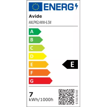 Avide LED-lamp White Filament Mini Globe 6,5W E14 warmwit 2700K