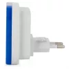 ENTAC nachtlampje 0,5W vierkant blauw schemersensor