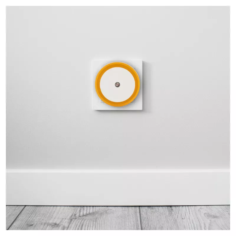 ENTAC nachtlampje 0,5W rond warmwit oranje schemersensor
