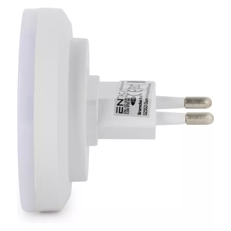 ENTAC LED nachtlampje 0,5W rond warmwit met schemersensor