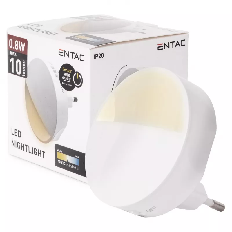 ENTAC nachtlampje 0,8W CDS schemersensor (zonder PIR-sensor)